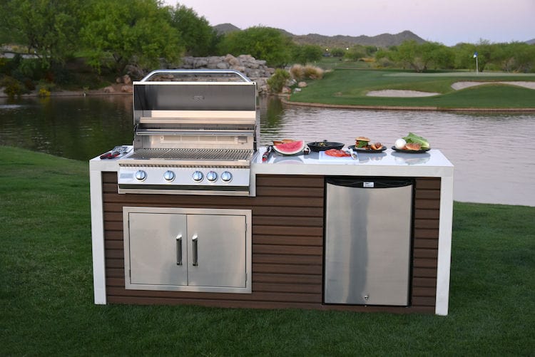 Kokomo Grills Classic Shiplap Built-In BBQ Island Outdoor Kitchen | Flame Authority - Trusted Dealer