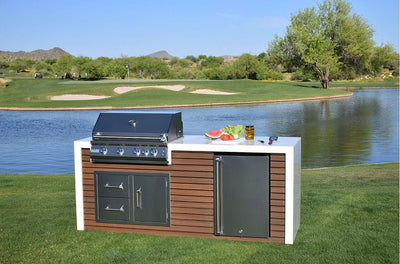 Kokomo Grills Professional Shiplap Built-In BBQ Island Outdoor Kitchen | Flame Authority - Trusted Dealer