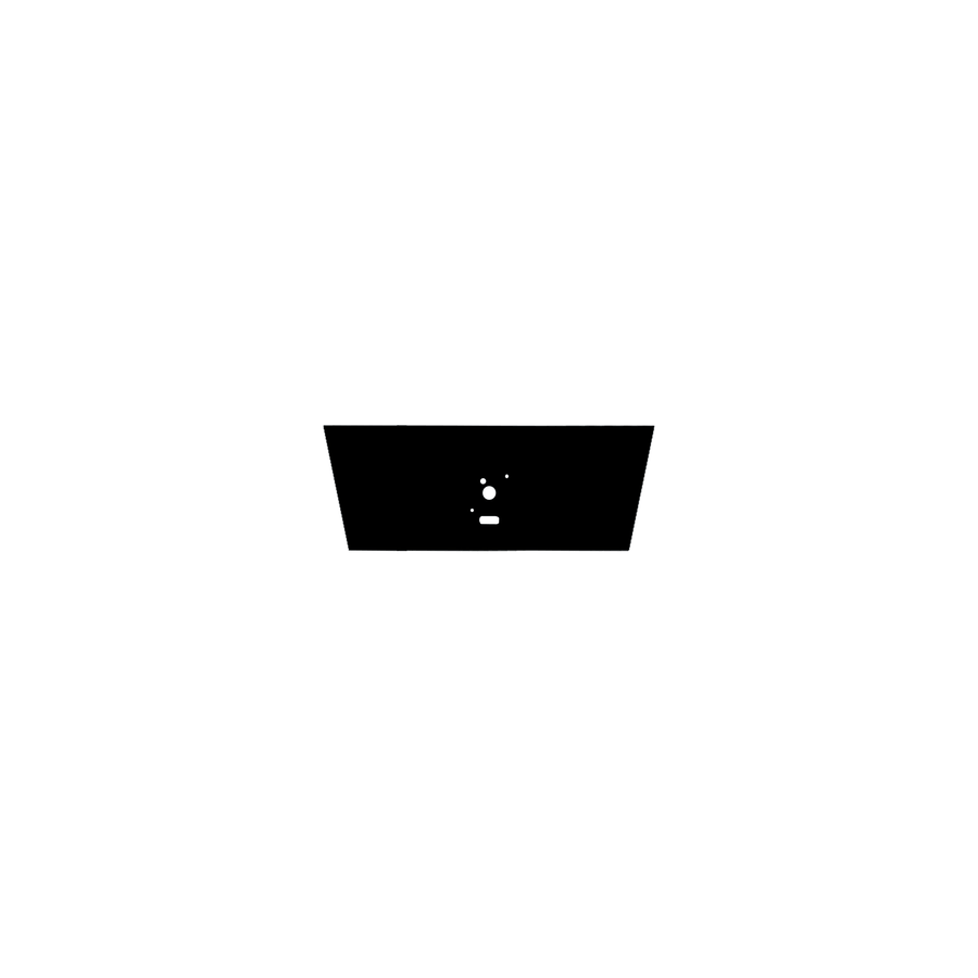 Le Griddle Pro Series 40 Matte Black Front Panel Griddle Accessories OML40BLKPNL Flame Authority