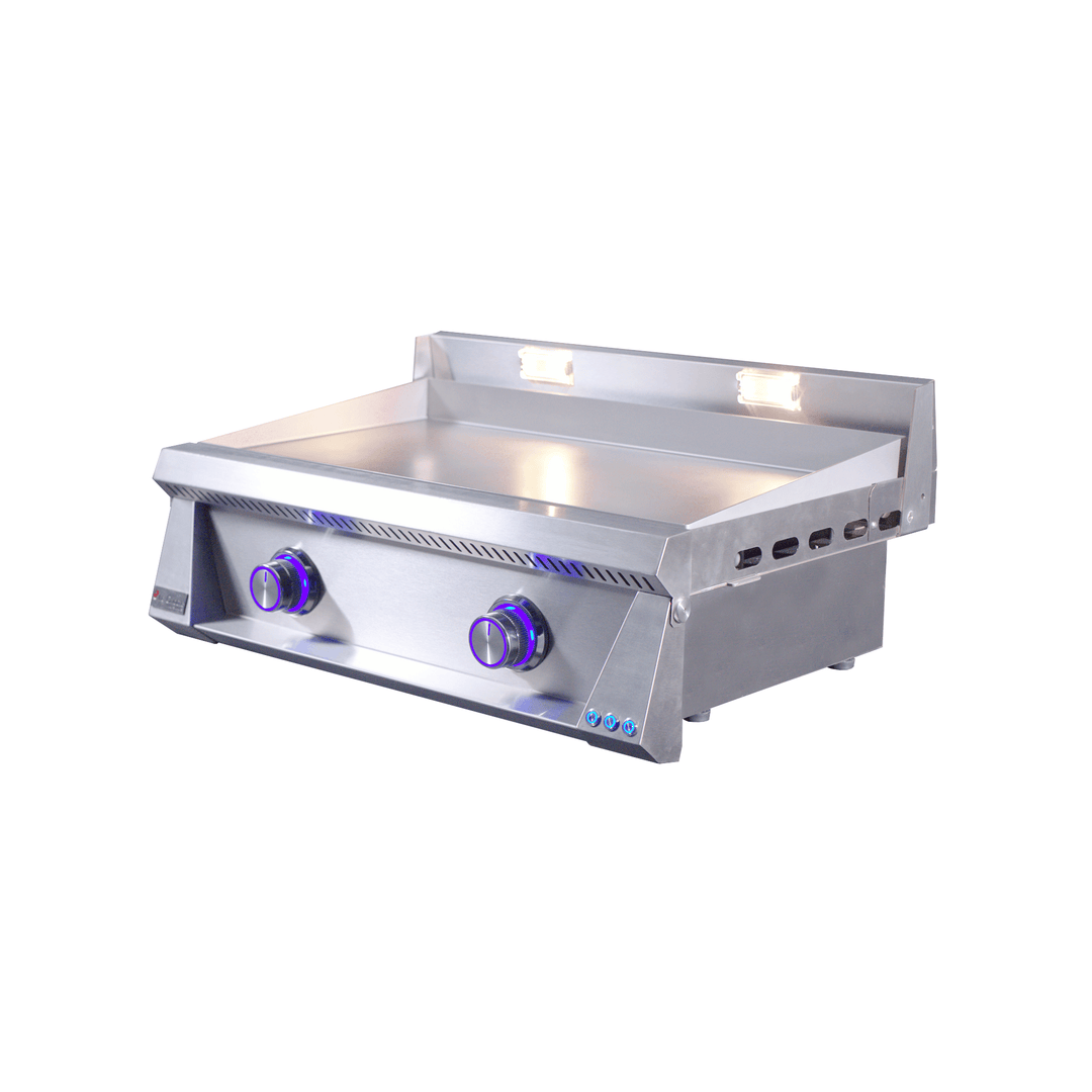 Le Griddle Pro Series 75 Gas Griddle 30” Commercial Stainless Steel Flat Top Griddles Flame Authority