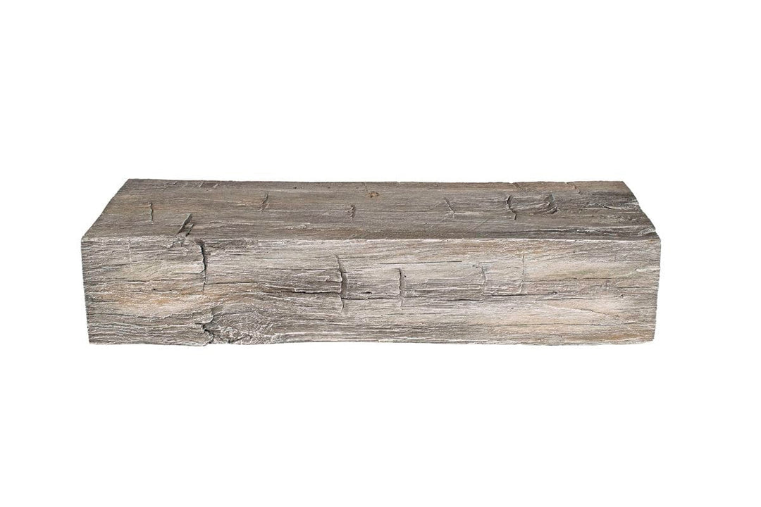 Lexington Hearth Hayloft Beam Weathered Grey 2-foot Extension HB-2-LH-WG