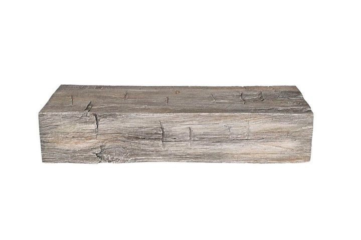 Lexington Hearth Hayloft Beam Weathered Grey 2-foot Extension HB-2-LH-WG