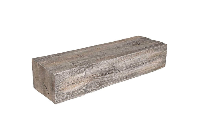 Lexington Hearth Hayloft Beam Weathered Grey 2-foot Extension HB-2-LH-WG