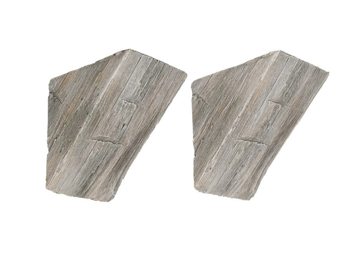 Lexington Hearth Weathered Grey Rustic Corbel (Set of 2) RB-C-LH-WG