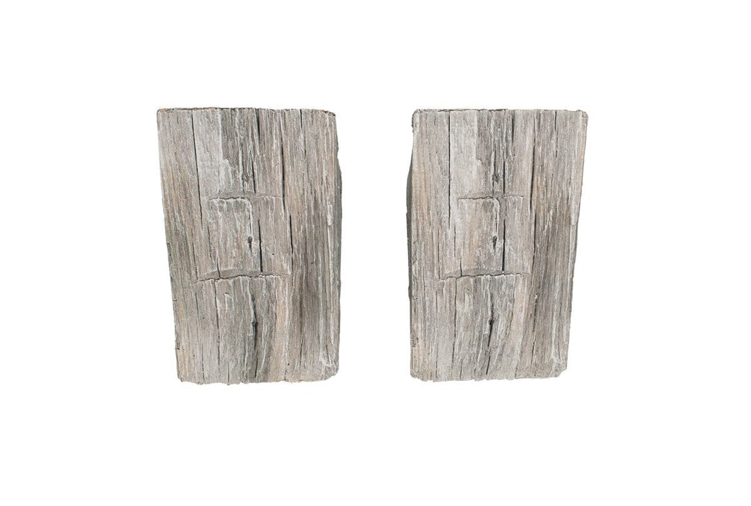 Lexington Hearth Weathered Grey Rustic Corbel (Set of 2) RB-C-LH-WG
