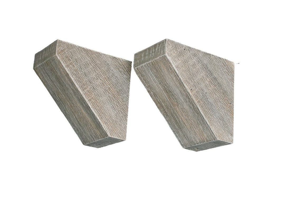 Lexington Hearth Weathered Grey Sawmill Corbel (Set of 2) SM-C-LH-WG