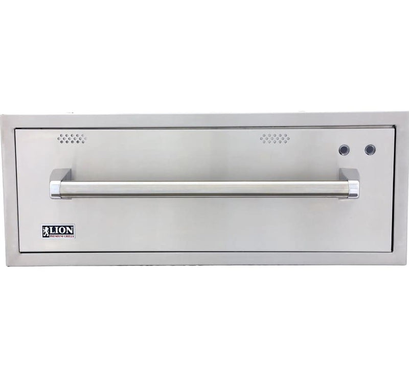 Lion Grills 30-Inch Built-In Electric 120V Warming Drawer – WD256103 Grill Accessories WD256103 Flame Authority