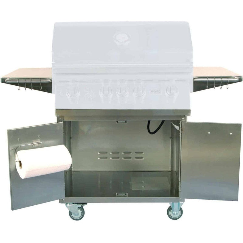 Lion Grills L-75000 Stainless Steel Cart Only 53621 Grill Accessories 53621 Flame Authority