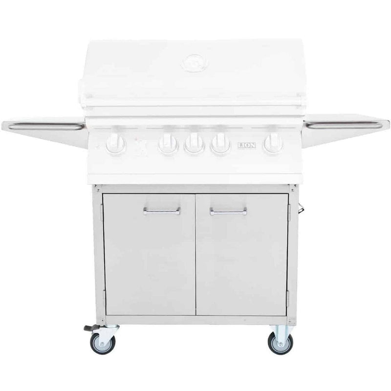 Lion Grills L-75000 Stainless Steel Cart Only 53621 Grill Accessories 53621 Flame Authority