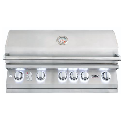 Lion Grills L-90000 40-Inch Premium Gas Built-In Grill Close View