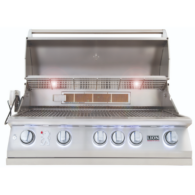 Lion Grills L-90000 40-Inch Premium Gas Built-In Grill Front View