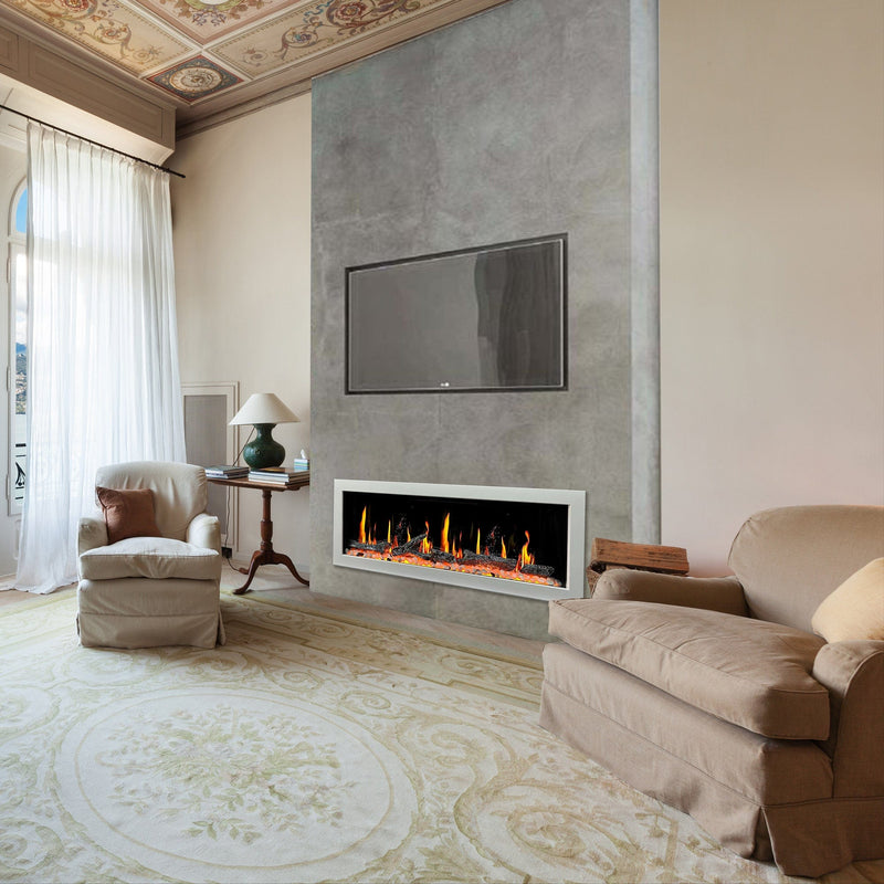 Litedeer Homes Latitude 55-inch Ultra Slim Built-in Electric Fireplace ZEF55V