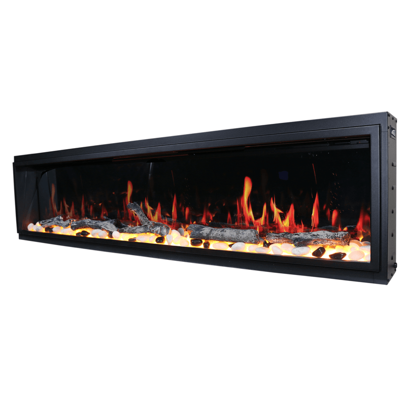 Litedeer Homes Latitude 75-inch Ultra Slim Built-in Electric Fireplace ZEF75V