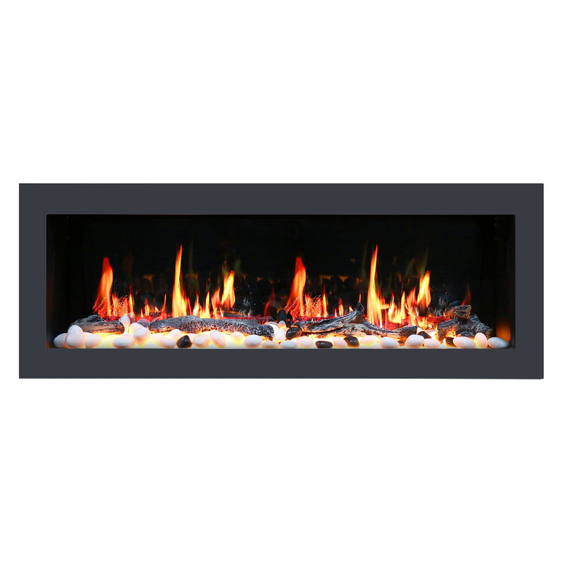 Litedeer Homes Latitude II 48-inch Seamless Push-in Electric Fireplace ZEF48X