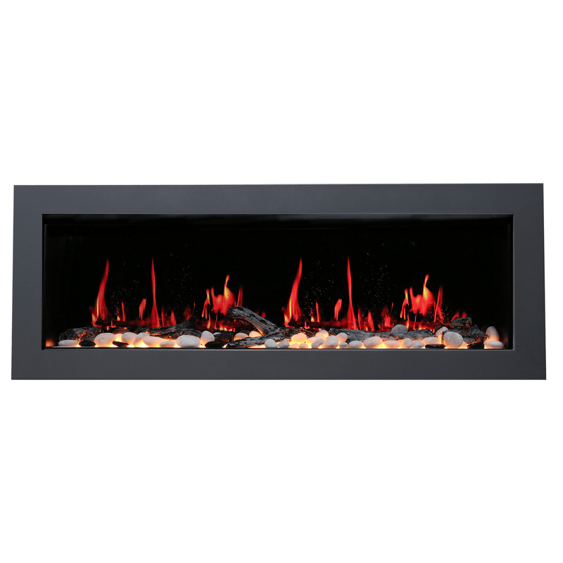 Litedeer Homes Latitude II 58-inch Seamless Push-in Electric Fireplace ZEF58V