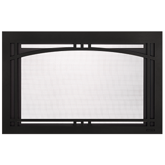 Majestic 25-inch  Black Contemporary Arch Screen Front CASFI25