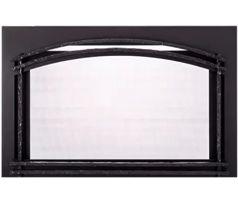 Majestic 25-inch  Black Forged Arch Screen Front FA-TRI25-BK