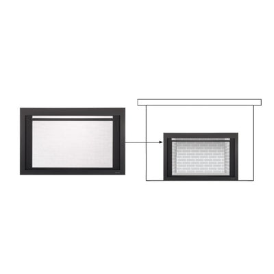 Majestic 35-inch Clean Screen Front Gas Fireplace Inserts CSFI35