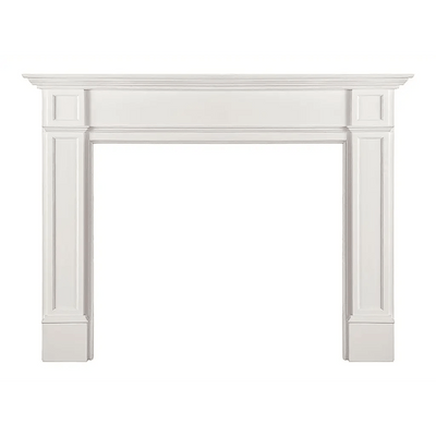 Majestic Acadia A 44" Primed MDF Flush Wood Mantel AFAAMPA Fireplace Accessories AFAAMPA Flame Authority