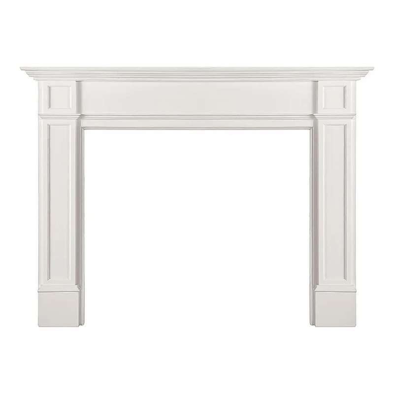 Majestic Acadia A 44" Primed MDF Flush Wood Mantel AFAAMPA Fireplace Accessories AFAAMPA Flame Authority