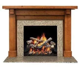 Majestic Battlefield B 48" Primed MDF Flush Wood Mantel AFBDMPB Fireplace Accessories AFBDMPB Flame Authority