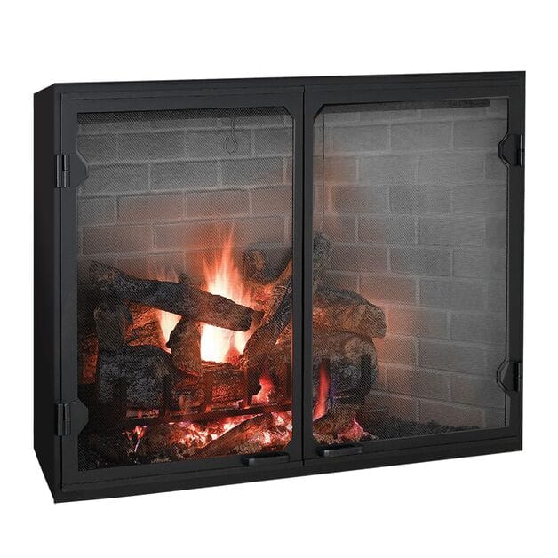 Majestic Biltmore 42" Wood-Burning Fireplace w/ Herringbone Brick Pattern SB80HB
