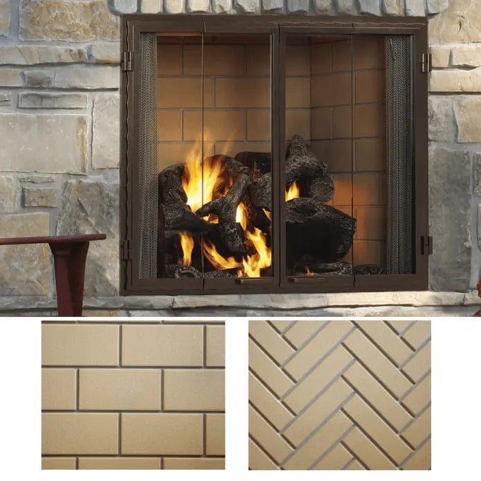 Majestic Castlewood 42" Outdoor Wood-Burning Fireplace ODCASTLEWD-42-B Fireplaces ODCASTLEWD-42-B Flame Authority