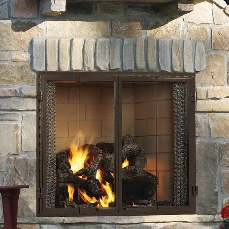 Majestic Castlewood 42" Outdoor Wood-Burning Fireplace ODCASTLEWD-42-B Fireplaces ODCASTLEWD-42-B Flame Authority