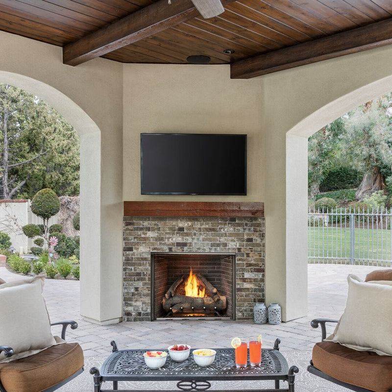 Majestic Courtyard 36" Single-Sided Outdoor Gas Fireplace ODCOUG-36 Fireplaces Flame Authority