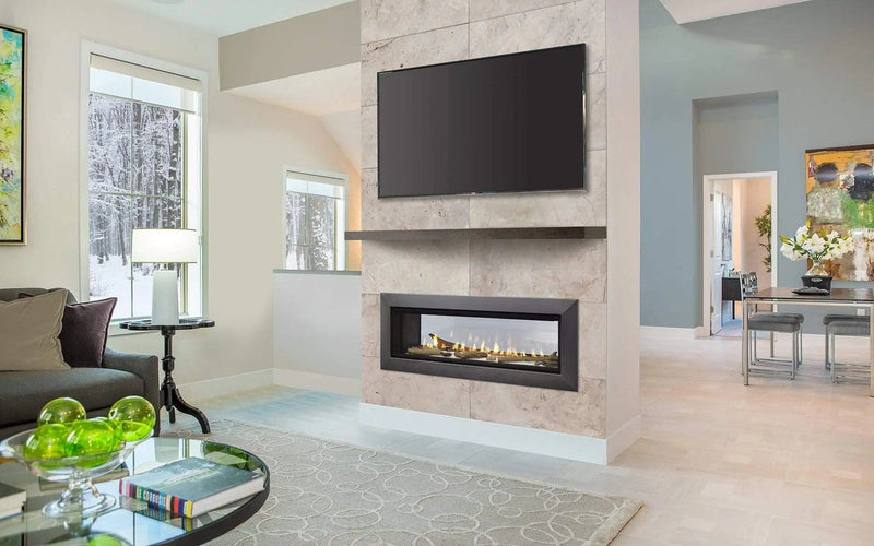 Majestic Echelon II See-Through 36" Direct Vent Gas Fireplace ECHEL36STIN-C Fireplaces ECHEL36STIN-C Flame Authority