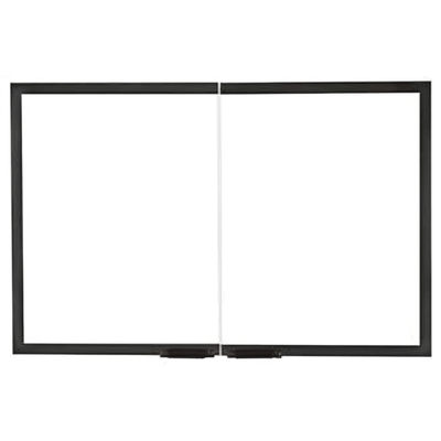 Majestic Gasketed Glass Door for 36" Sovereign Fireplace GGD36BK-B