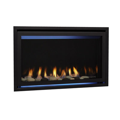 Majestic Jade 32" Direct Vent Natural Gas Fireplace JADE32IN-B Fireplaces JADE32IN-B Flame Authority