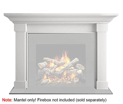 Majestic Kenwood A 44" Primed MDF Flush Wood Mantel AFKDMPA (W/O Base) Fireplace Accessories AFKDMPA Flame Authority