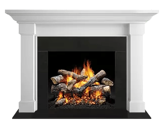 Majestic Kenwood C 74" Flush Wood Mantel Base HTKD