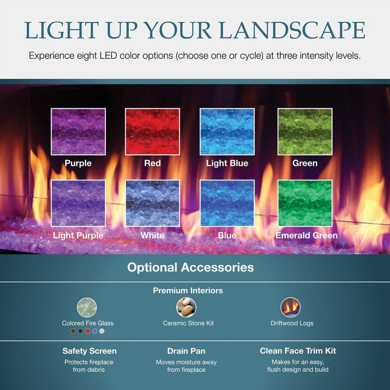 Majestic Lanai 48" Vent-Free Outdoor Gas Fireplace ODLANAIG-48 Fireplaces ODLANAIG-48 Flame Authority