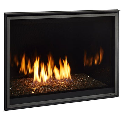 Majestic Meridian 42" Modern Top Direct Vent Gas Fireplace With Intellifire Touch Ignition MER42MN Fireplaces MER42MN Flame Authority