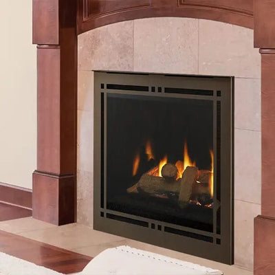 Majestic Meridian Platinum 36" Direct Vent Fireplace MERIDPLA36 Fireplaces Flame Authority