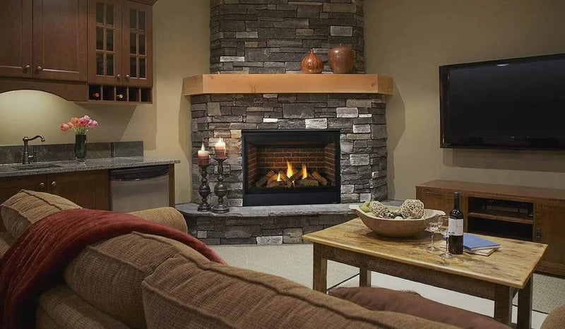 Majestic Quartz 32" Direct Vent Liquid Propane Gas Fireplace QUARTZ32IL Fireplaces QUARTZ32IL Flame Authority