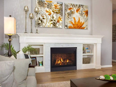 Majestic Quartz 42" Direct Vent Gas Fireplace QUARTZ42 Fireplaces QUARTZ42IFTN Flame Authority