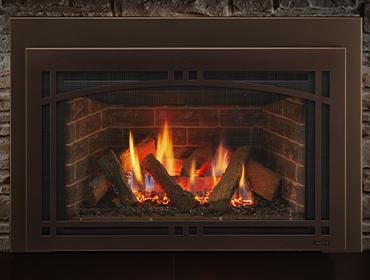 Majestic Ruby Large 35" Direct Vent Gas Fireplace Insert with Intellifire Touch Ignition System RUBY35I Fireplaces Flame Authority