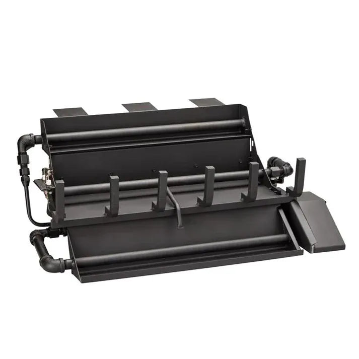 Majestic Stadium 18" 3-Tier IPI Vented Gas Burner with Remote Fireplace Burners Flame Authority