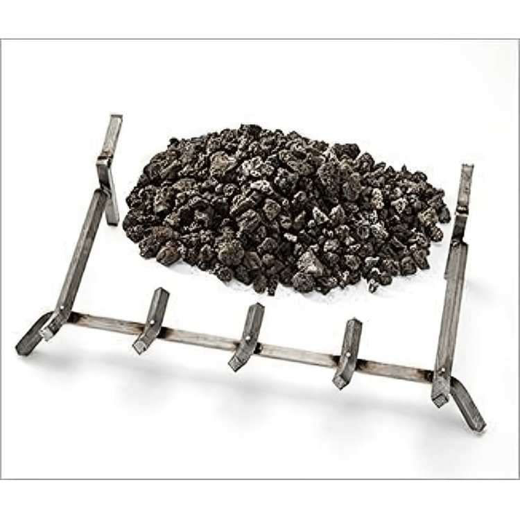 Majestic Stainless Steel Grate With Lava Rock for Courtyard Series Gas Fireplaces GR-ODCOUG
