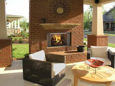 Majestic Villawood 36" Traditional Outdoor Wood-Burning Fireplace Fireplaces Flame Authority