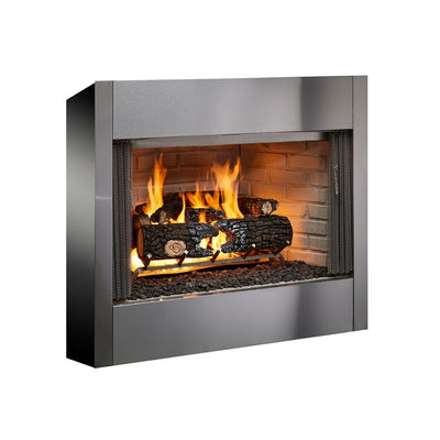 Majestic Villawood 42" Traditional Outdoor Wood-Burning Fireplace Fireplaces Flame Authority