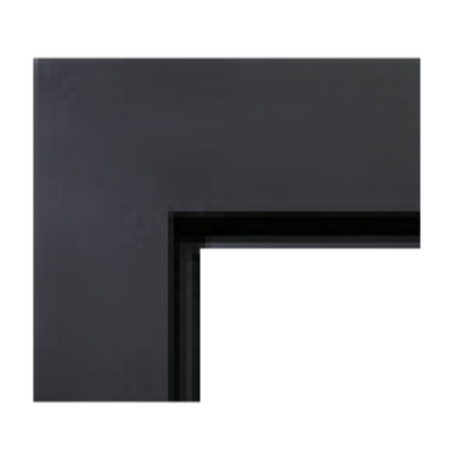 Marquis by Kingsman 3/4 inch Flatt Black Wall Surround ZCVRB36SWFBL