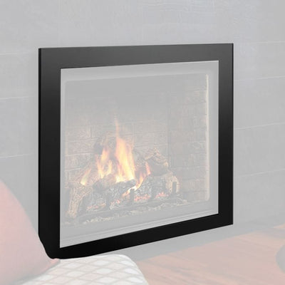 Marquis by Kingsman 40x35 inch Black Hearth Mount Surround ZCV39S1BL