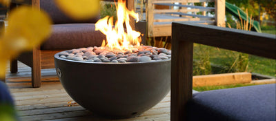 Marquis by Kingsman Bola 30-inch Outdoor Gas Fire Bowl FPB30