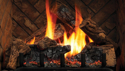 Marquis by Kingsman Fiber Split Oak Log Set for Fireplaces LOGF35