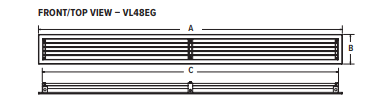 Marquis by Kingsman Front Grill Enclosure for Fireplace VL72EG