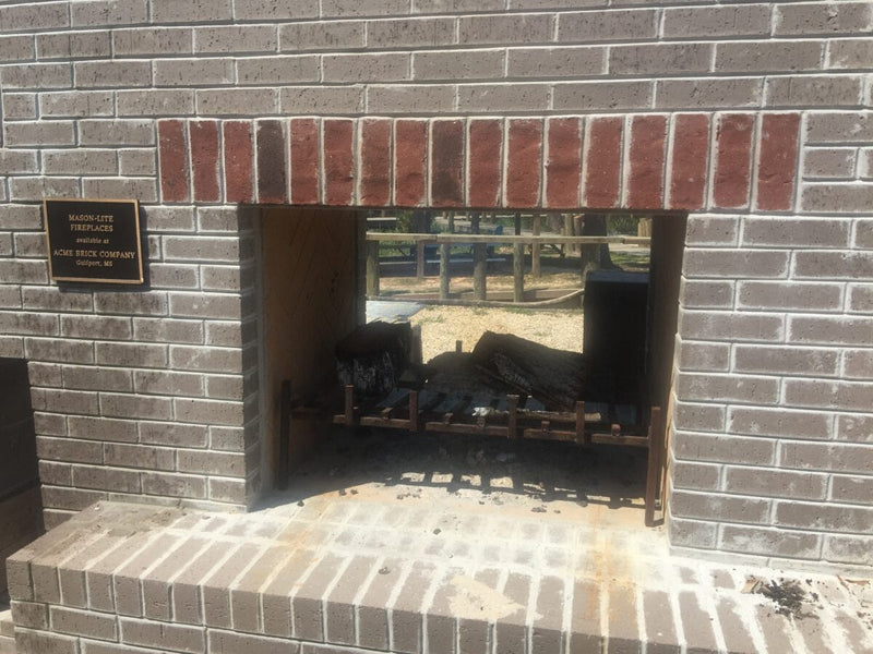 Mason-Lite Black Extended Full Running Bond Brick Panel MFPST43FRBL-B-X Fireplace Accessories MFPST43FRBL-B-X Flame Authority